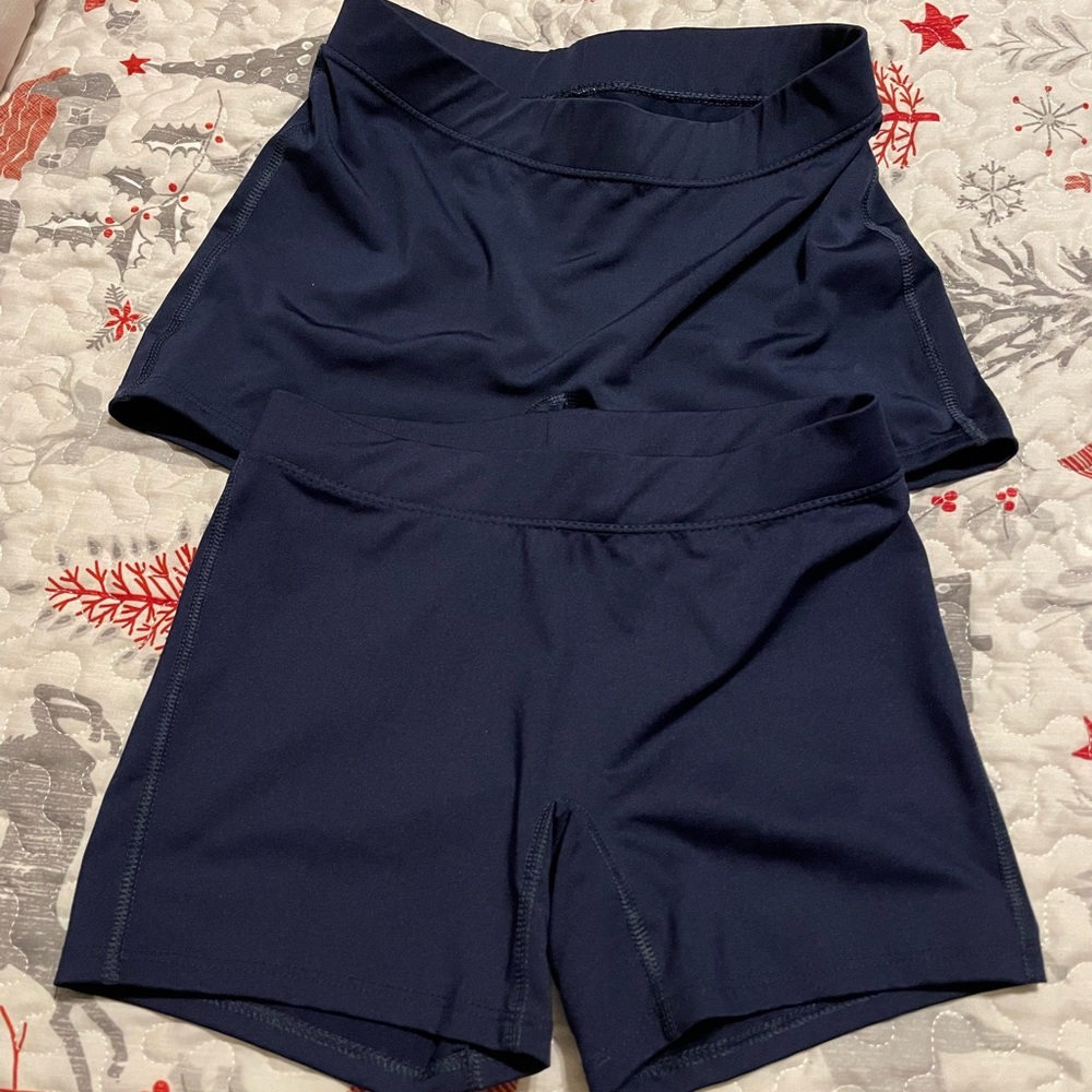 2 pair - Women's Navy volleyball shorts